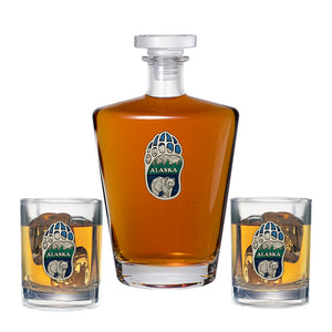 Bear Paw Alaska Royal Decanter with 2DOFs
