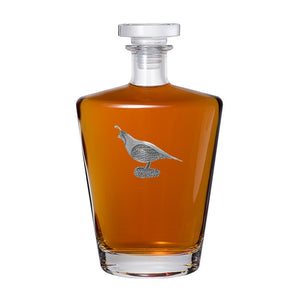 Desert Quail Royal Decanter - Heritage Metalworks, Inc.