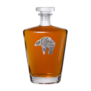Bear Fetish Royal Decanter - Heritage Metalworks, Inc.