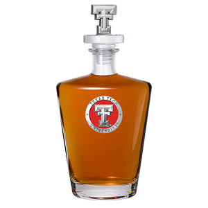 Texas Tech University Royal Decanter with 3D Top