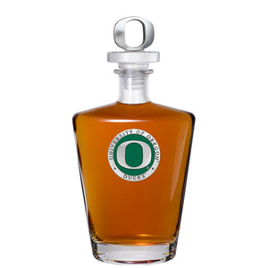 University of Oregon Royal Decanter w/ 3D Top