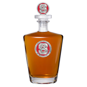 North Carolina State University Royal Decanter with 3D Top