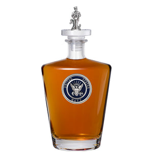 Navy Royal Decanter (Blue) with 3D Top