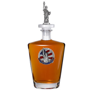 America's 250th Anniversary Statue of Liberty Royal Decanter with 3D Top - Heritage Metalworks, Inc.