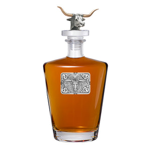 Longhorn Royal Decanter with 3D Top