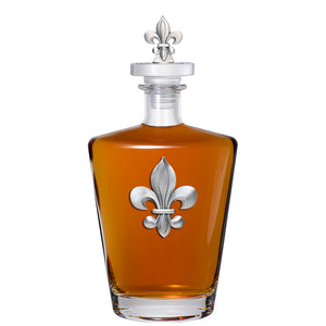 Fleur de Lis Royal Decanter with 3D Top