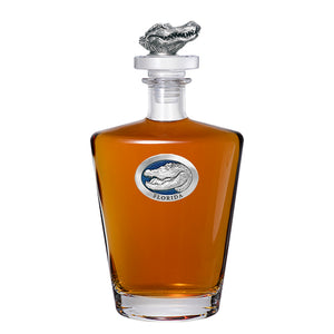 Blue Alligator Royal Decanter with 3D Top