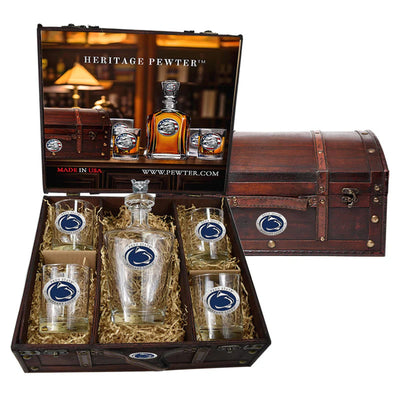 Royal Decanter with 3D Top Chest Set