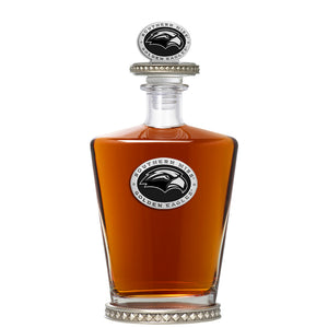 University of Southern Mississippi Royal Decanter w/ 3D Top-Diamond Accent