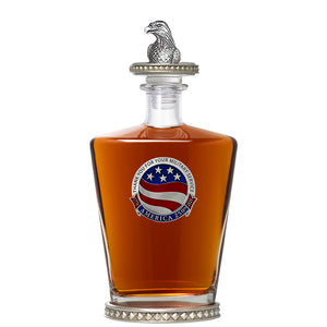 America's 250th Anniversary TYFYMS Royal Decanter w/ 3D Top-Diamond Accents