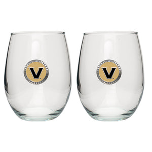 Vanderbilt University Stemless Goblets (Set of 2)