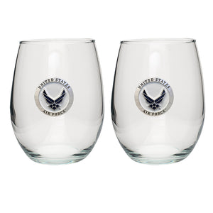 Air Force Wings Stemless Goblet (Set Of 2)