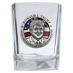 Donald Trump w/ Flag Square Shot