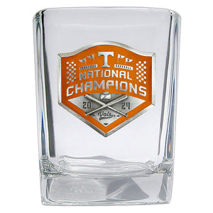 Tennessee Volunteers 2024 Baseball College World Series Champions Square Shot