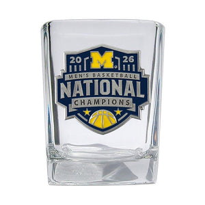 2026 Michigan Basketball Championship Square Shot - Heritage Metalworks, Inc.