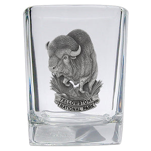 Buffalo Yellowstone National Park Square Shot