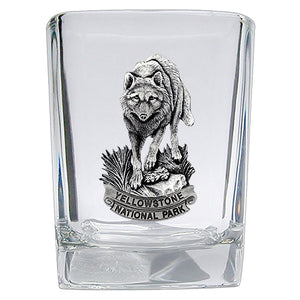 Wolf Yellowstone National Park Square Shot