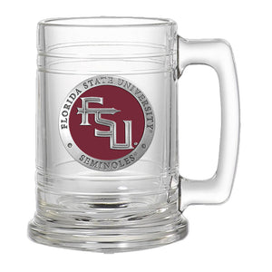 Florida State University FSU Logo Stein, 15 oz