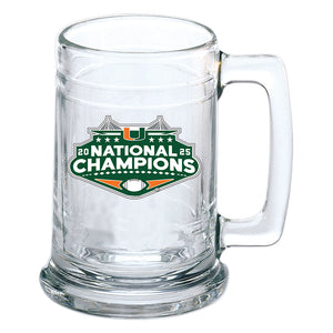 2025-26 Miami Hurricanes National Champ Stein