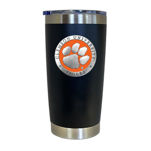 Clemson University Chrome Thermal Drink, 20 oz - Heritage Metalworks, Inc.