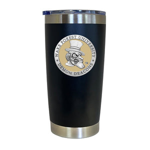 Wake Forest University Chrome Thermal Drink, 20 oz - Heritage Metalworks, Inc.