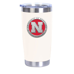 University of Nebraska Chrome Thermal Drink - Heritage Metalworks, Inc.