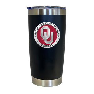 University of Oklahoma Chrome Thermal Drink, 20 oz
