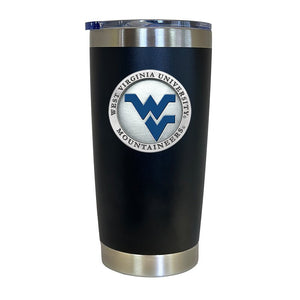 West Virginia University Chrome Thermal Drink, 20 oz - Heritage Metalworks, Inc.
