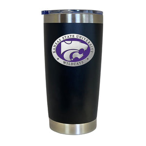 Kansas State University Chrome Thermal Drink, 20 oz - Heritage Metalworks, Inc.