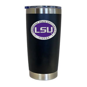Louisiana State University Chrome Thermal Drink, 20 oz - Heritage Metalworks, Inc.