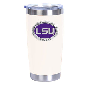 Louisiana State University Chrome Thermal Drink - Heritage Metalworks, Inc.