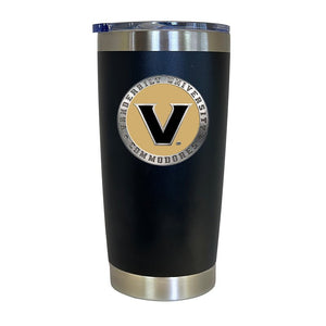 Vanderbilt University Chrome Thermal Drink, 20 oz - Heritage Metalworks, Inc.
