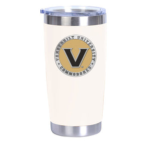 Vanderbilt University Chrome Thermal Drink - Heritage Metalworks, Inc.