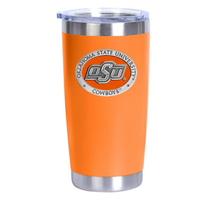 Oklahoma State University Chrome Thermal Drink - Heritage Metalworks, Inc.