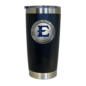East Tennessee State University Chrome Thermal Drink - Heritage Metalworks, Inc.