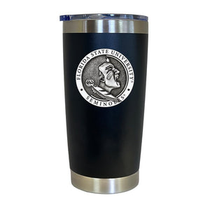 Florida State University Seminoles Chrome Thermal Drink, 20 oz - Heritage Metalworks, Inc.