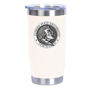 Florida State University Seminoles Chrome Thermal Drink - Heritage Metalworks, Inc.