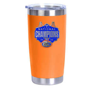 2025 Univ. of Florida Basketball Champ Chrome Thermal Drink - Heritage Metalworks, Inc.