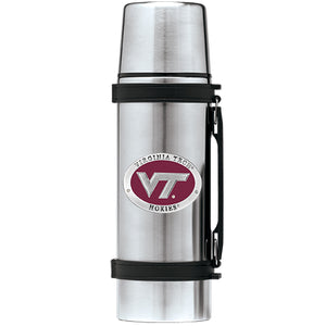 Virginia Tech University VT Logo Thermos