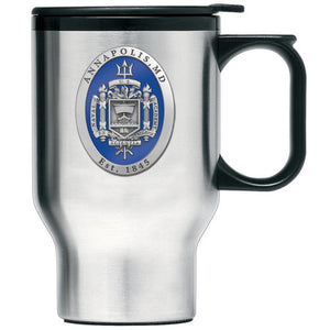 United States Naval Academy Crest Travel Mug
