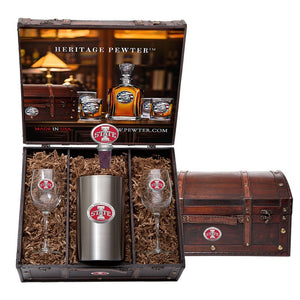 Iowa State Cyclones Wine Chest Set - Heritage Metalworks, Inc.