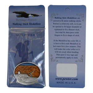 El Tovar Grand Canyon National Park Walking Stick Medallion - Heritage Metalworks, Inc.