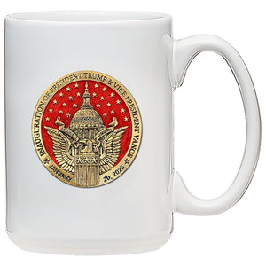 All American Mug - Trump & Vance Inauguration 2025 Coffee Mug 24K Gold Plated Limited Edition - Heritage Metalworks, Inc.