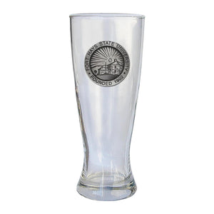 Fort Hays State University Footed Pilsner - Heritage Metalworks, Inc.