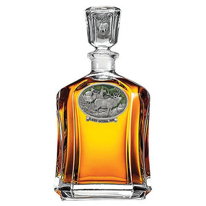 Glacier National Park Capitol Decanter - Heritage Metalworks, Inc.