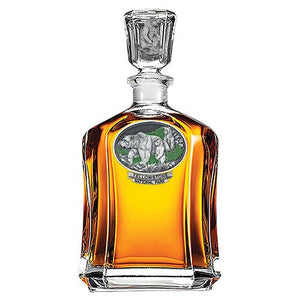 Grizzly Bear Yellowstone National Park Capitol Decanter - Heritage Metalworks, Inc.