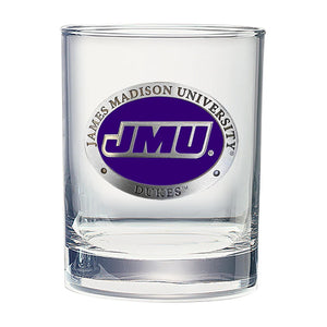 James Madison University Double Old Fashioned Glass - Heritage Metalworks, Inc.