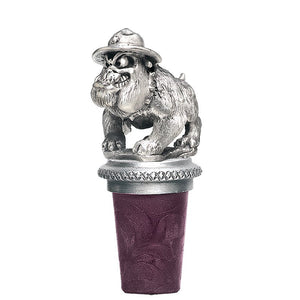 Marine Corps Bulldog Bottle Stopper - Heritage Metalworks, Inc.