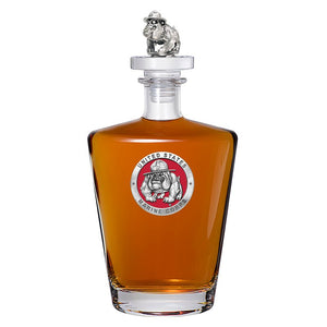Marine Corps Bulldog Royal Decanter Red with 3D Top - Heritage Metalworks, Inc.