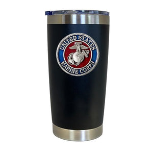 Marine Corps Thermal Drink - Black - Heritage Metalworks, Inc.